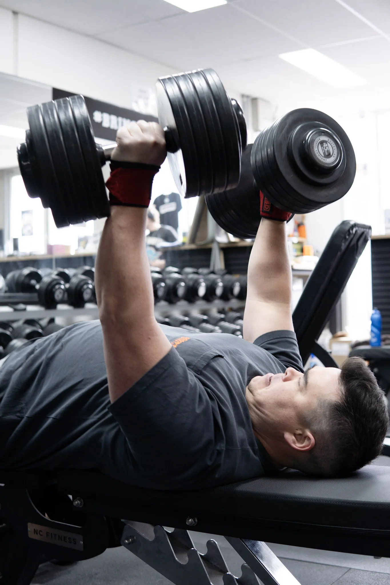 Member training with a coach at Kaos Fitness
